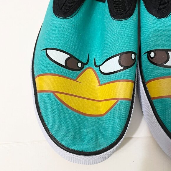 Disney Phineas ad Ferb Slip On Shoes Youth Boys Size 6 - Picture 8 of 14